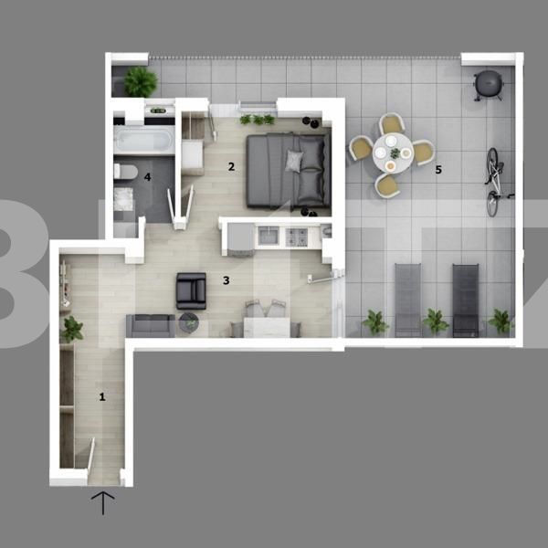 Apartament de vânzare 2 camere Otopeni - 119556AV | BLITZ București | Poza1