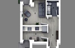 Garsoniera, 27mp, Otopeni, zona Primariei