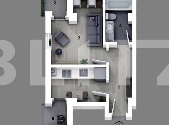 Garsonieră de vânzare Otopeni - 119560AV | BLITZ București | Poza1