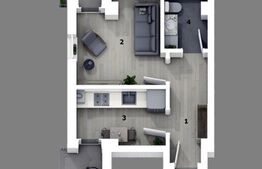 Garsoniera, 28mp, Otopeni