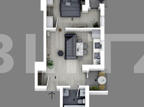 Apartament de vânzare 2 camere Otopeni - 119564AV | BLITZ București | Poza1