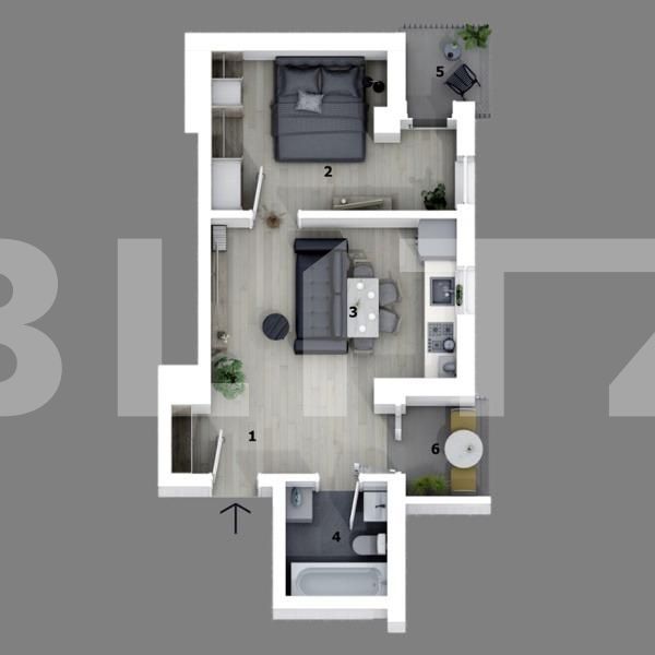 Apartament de vânzare 2 camere Otopeni - 119564AV | BLITZ București | Poza1