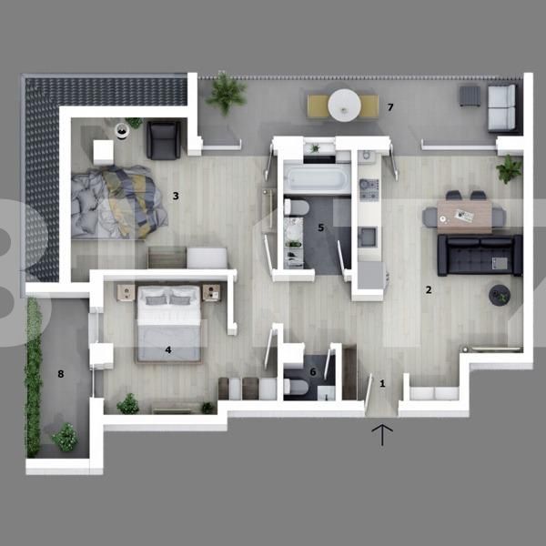 Apartament de vânzare 3 camere Otopeni - 119566AV | BLITZ București | Poza1