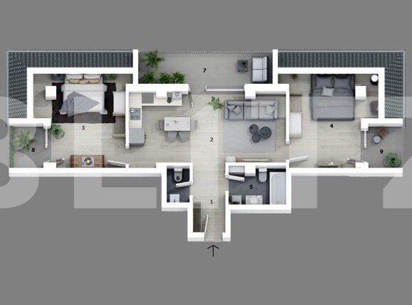 Apartament de vânzare 3 camere Otopeni - 119567AV | BLITZ București | Poza1