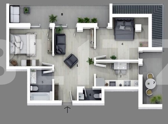 Apartament de vânzare 3 camere Otopeni - 119568AV | BLITZ București | Poza1