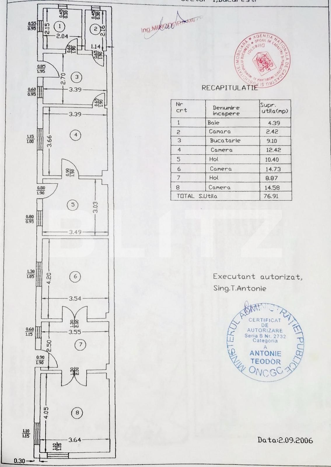  Casa 4 camere, 94mp, teren 298mp, Parc Bazilescu 