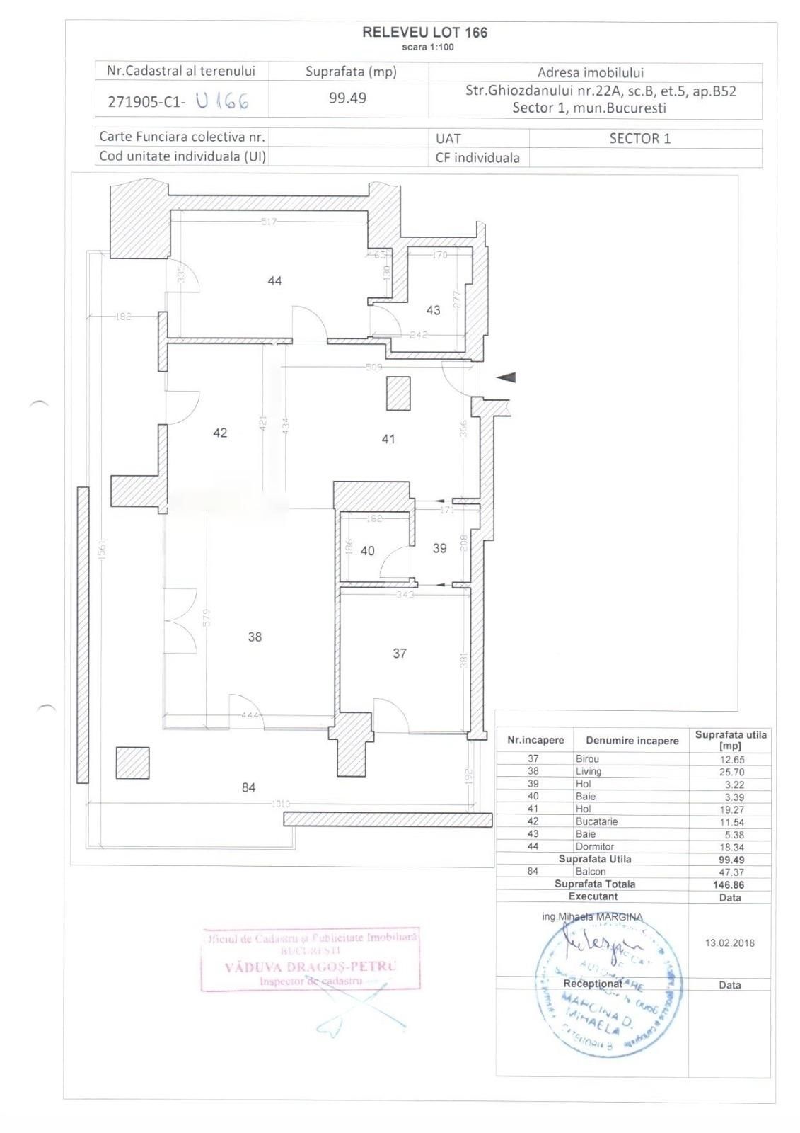 Apartament 3 camere, 148 mp, cartier Herastrau 