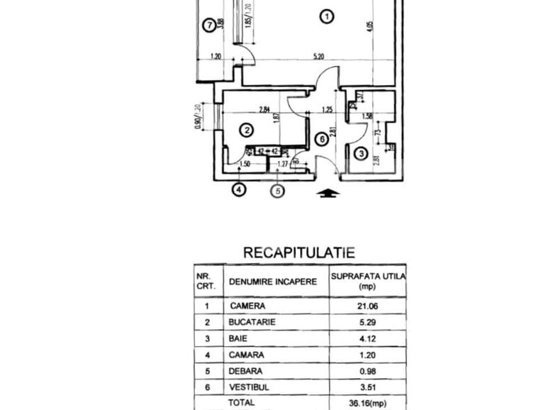 Garsonieră de vânzare Decebal - 123620AV | BLITZ București | Poza1