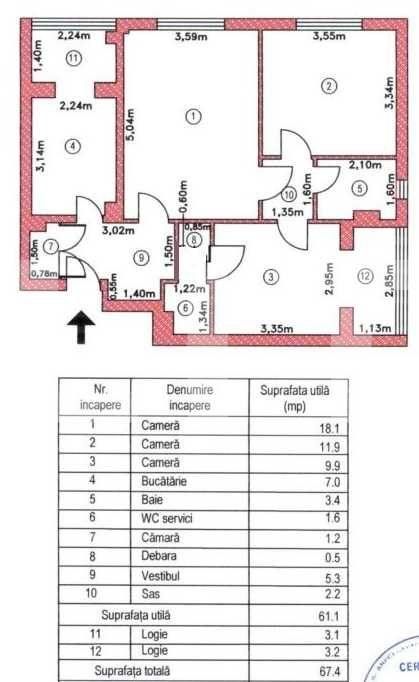 Apartament de vânzare 3 camere Titan - 123762AV | BLITZ București | Poza1