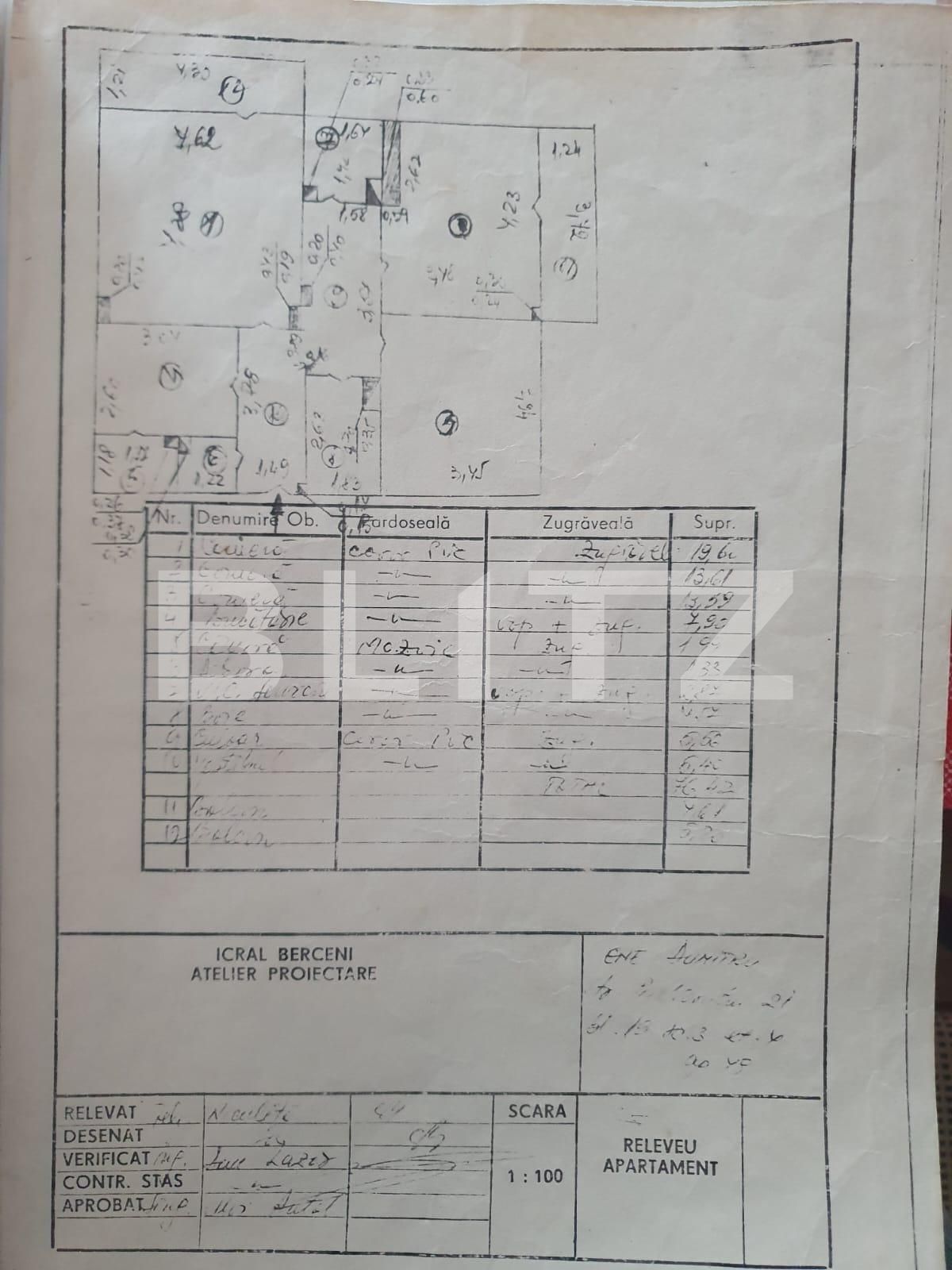 Apartament de 3 camere, 76mp utili, zona Calea Vacaresti