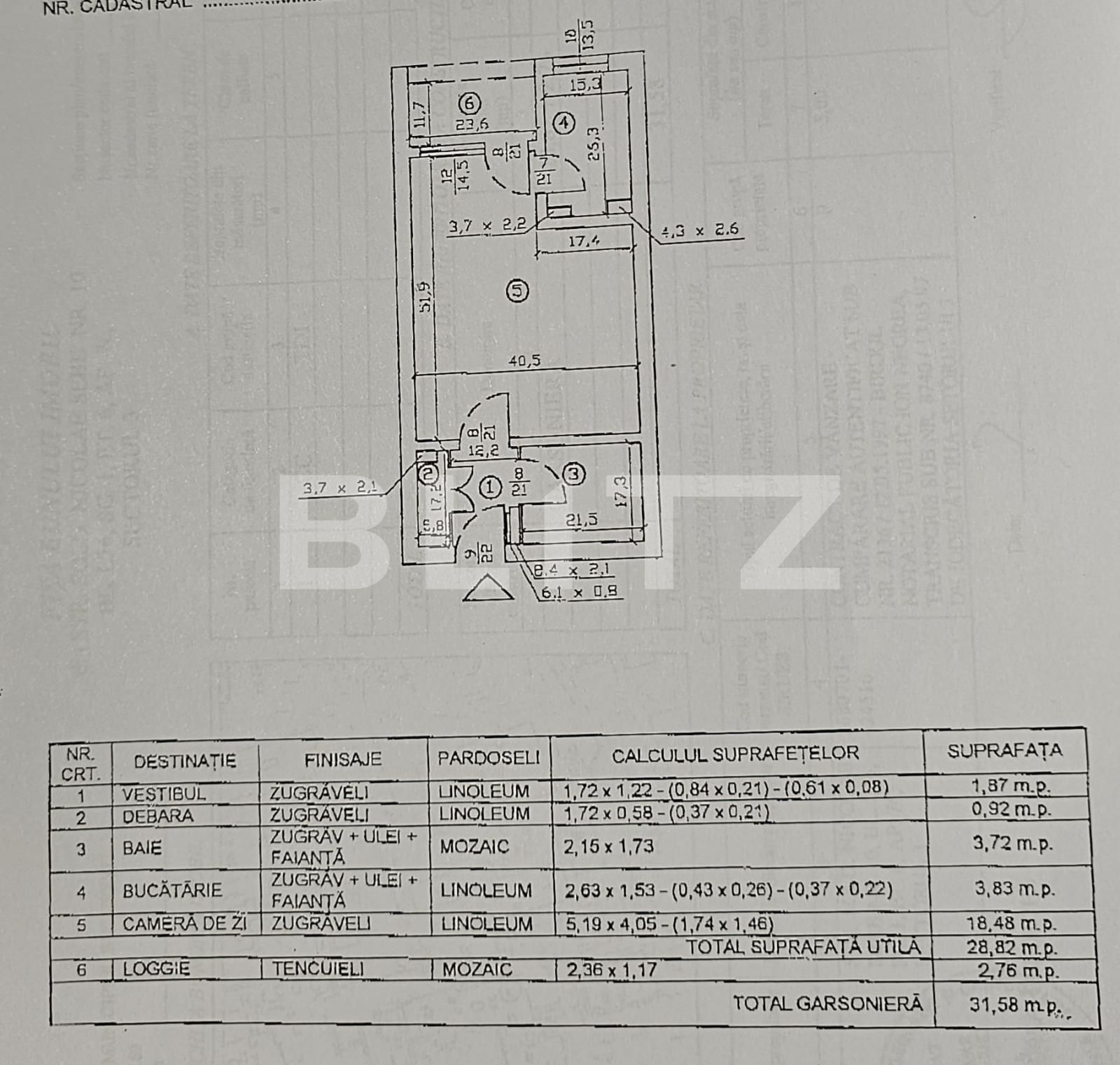 Garsonieră de vânzare Titan - 125848AV | BLITZ București | Poza1