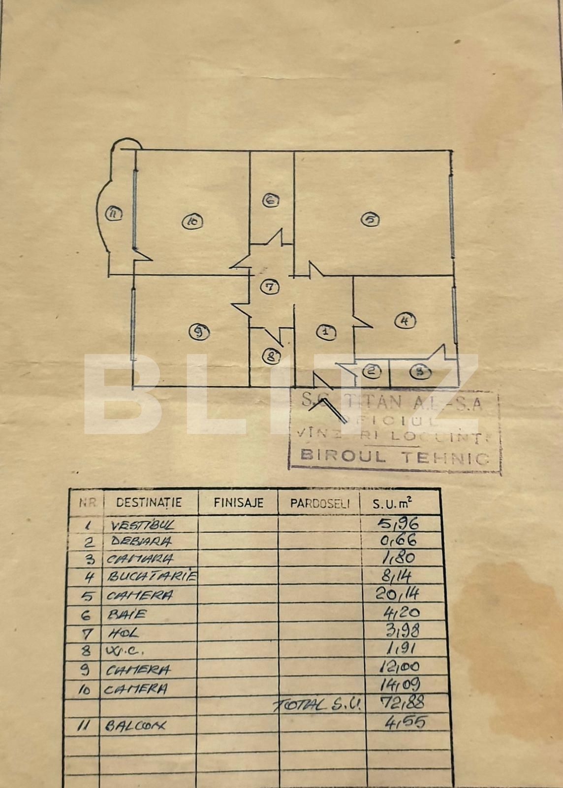 Apartament 3 camere, 72mp, zona Mihai Bravu - Vitan