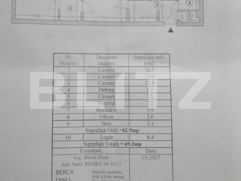 Apartament de vânzare 3 camere Titan - 126653AV | BLITZ București | Poza1