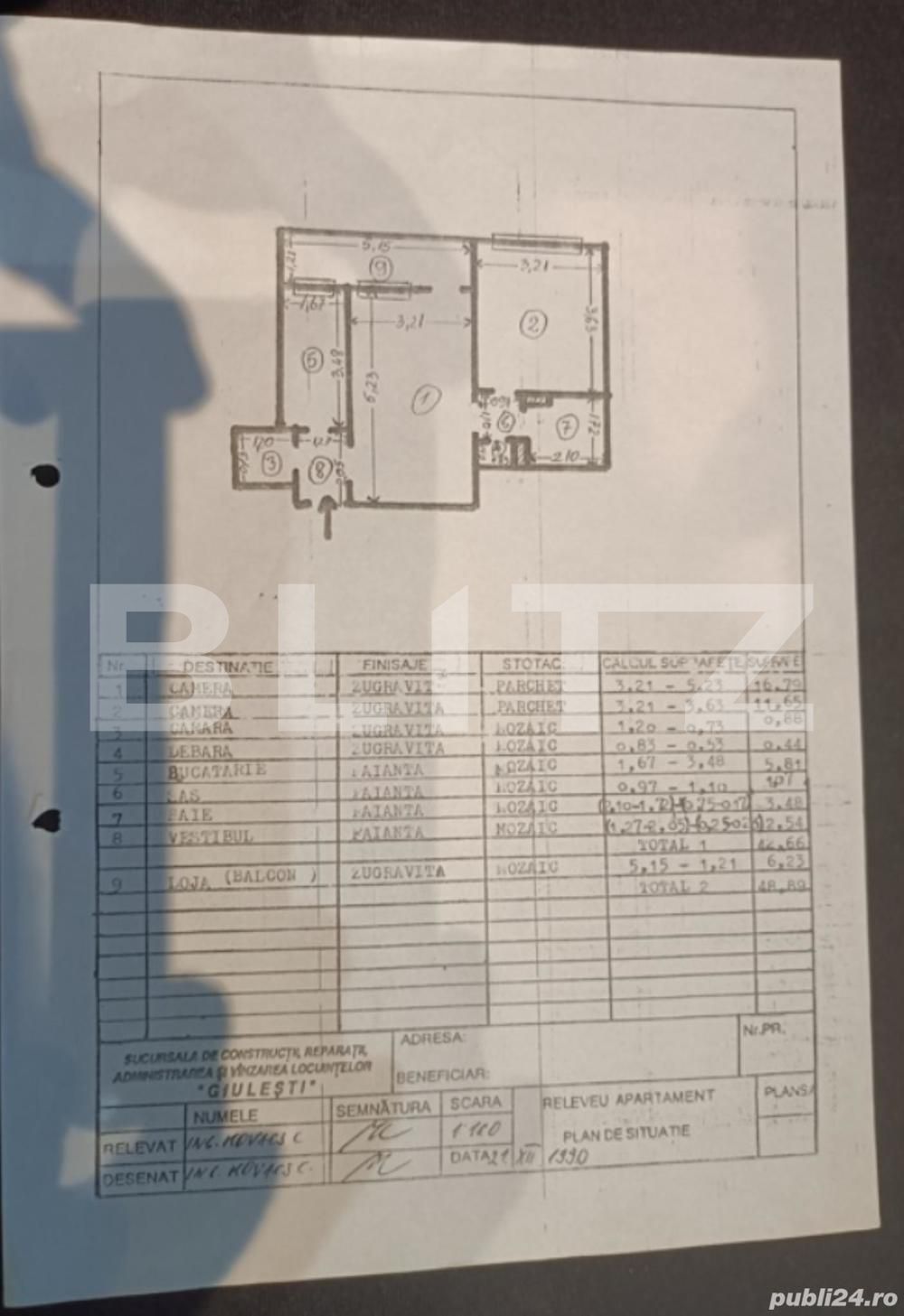 Apartament 2 camere, semidecomandat, Calea Giulesti