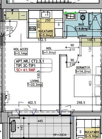 Apartament de vânzare 2 camere Cotroceni - 128082AV | BLITZ București | Poza2