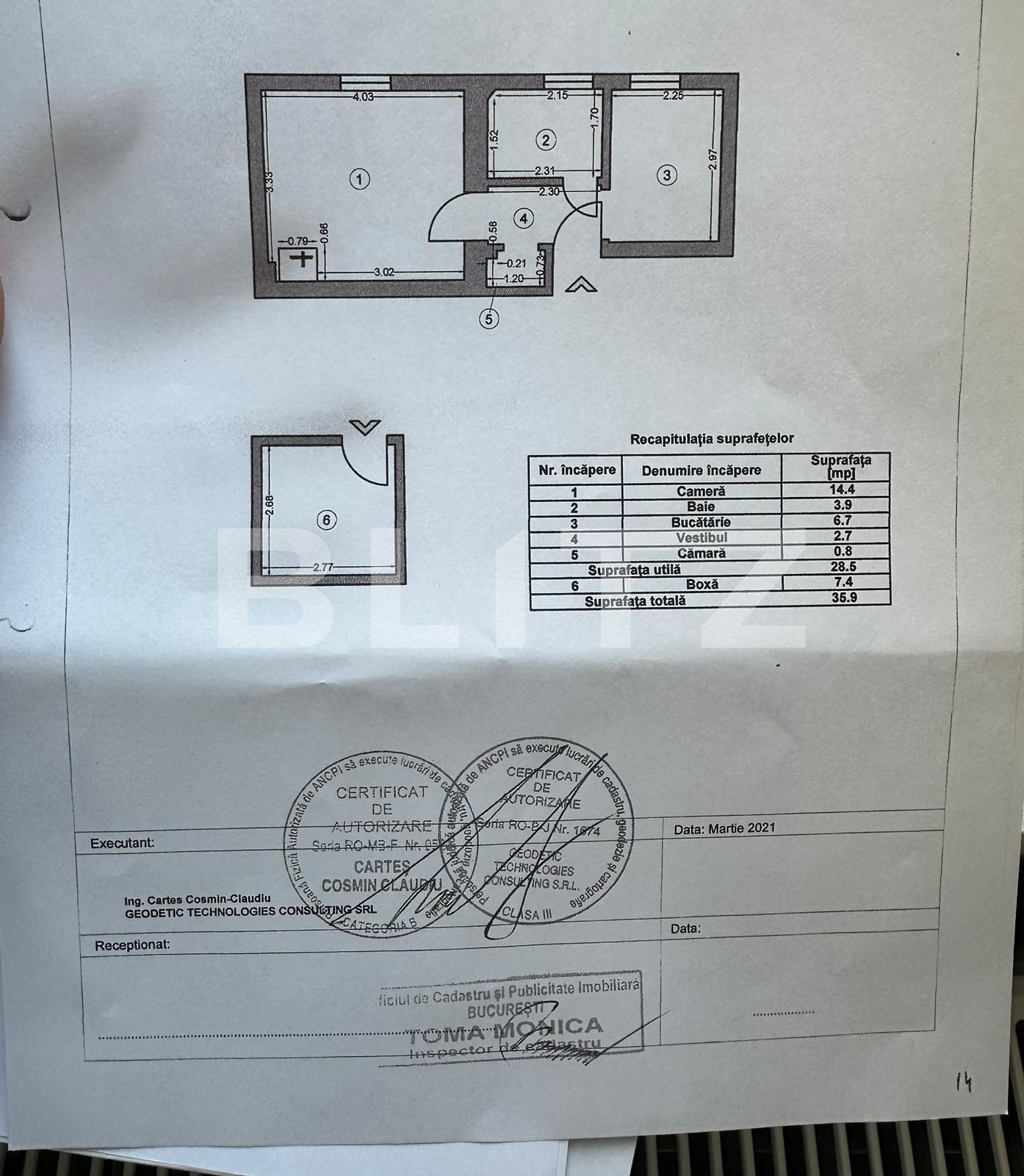 Garsonieră de vânzare Vitan - 128226AV | BLITZ București | Poza1