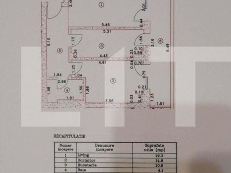 Apartament de vânzare 2 camere 13 Septembrie - 128617AV | BLITZ București | Poza1