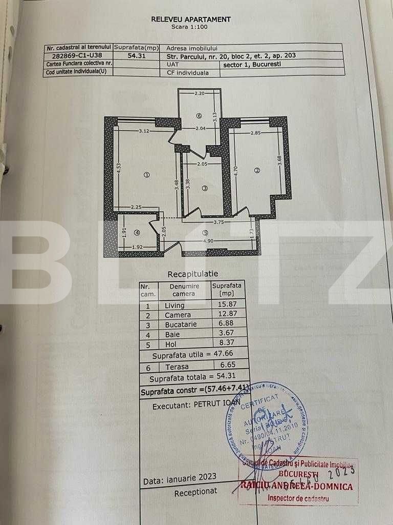 Apartament de vânzare 2 camere 1 Mai - 128643AV | BLITZ București | Poza1