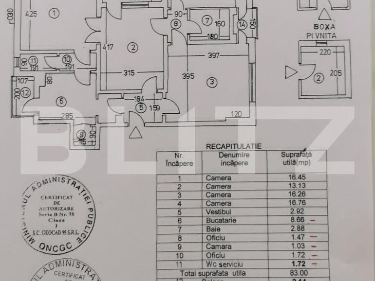 Apartament de vânzare 4 camere Unirii - 129067AV | BLITZ București | Poza1