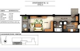 Garsoniera 42.31mp in ansamblu rezidential, sector 6, zona Ghencea