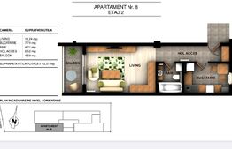 Garsoniera 42.31mp in ansamblu rezidential, sector 6, zona Ghencea