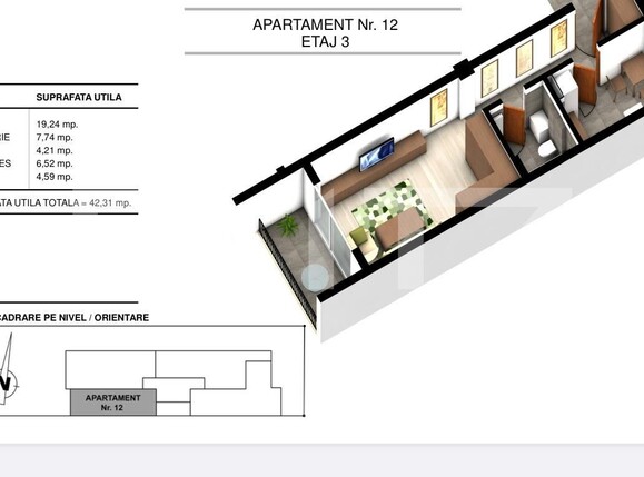 Garsonieră de vânzare Ghencea - 129900AV | BLITZ București | Poza6