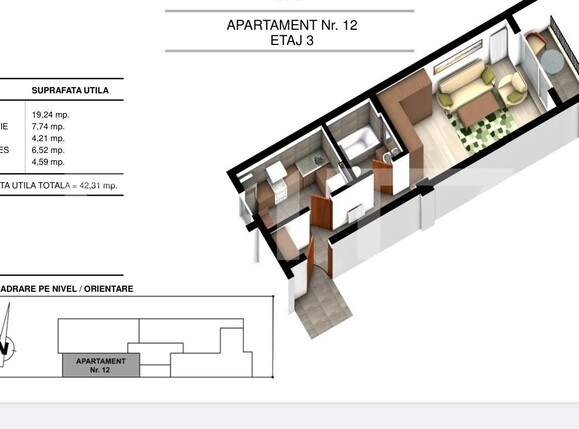 Garsonieră de vânzare Ghencea - 129900AV | BLITZ București | Poza5