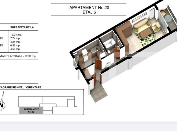 Garsonieră de vânzare Ghencea - 129900AV | BLITZ București | Poza11