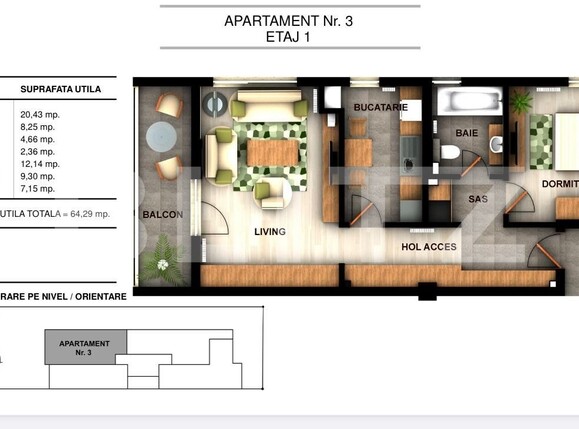 Apartament de vânzare 2 camere Ghencea - 129904AV | BLITZ București | Poza1