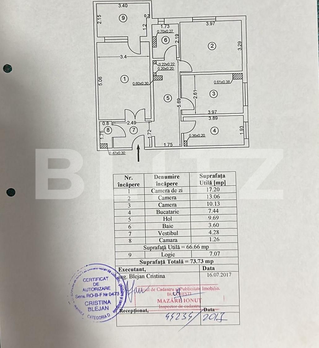 Apartament de vânzare 3 camere Pantelimon - 130020AV | BLITZ București | Poza1