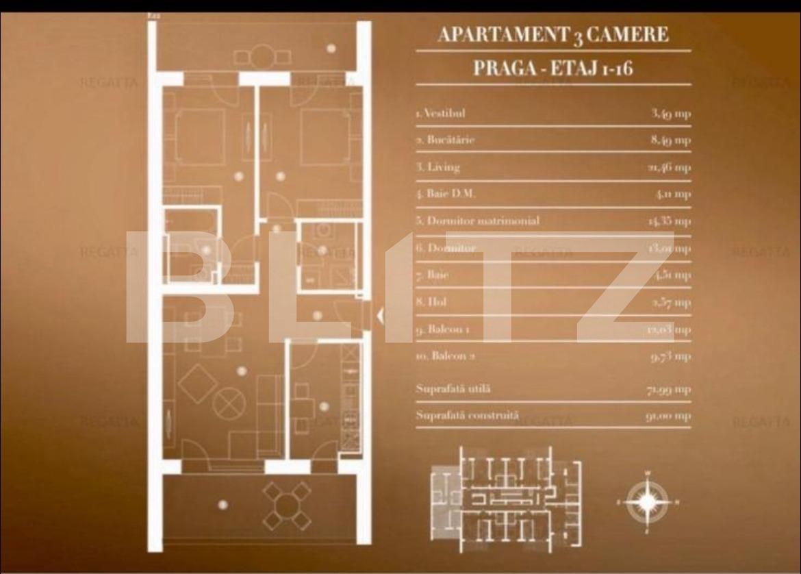 Apartament de vânzare 3 camere Aviatiei - 130163AV | BLITZ București | Poza8