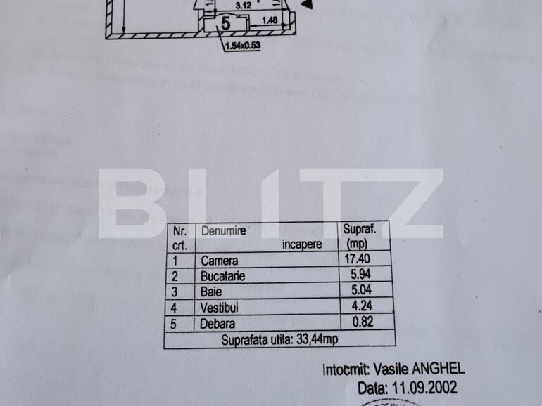 Garsonieră de vânzare Iancului - 131864AV | BLITZ București | Poza1