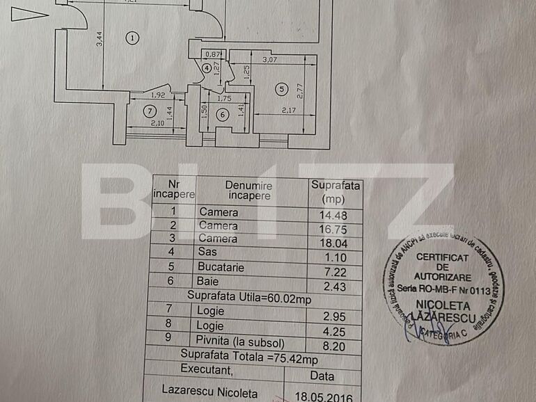 Apartament de vânzare 3 camere Parcul Carol - 132083AV | BLITZ București | Poza1