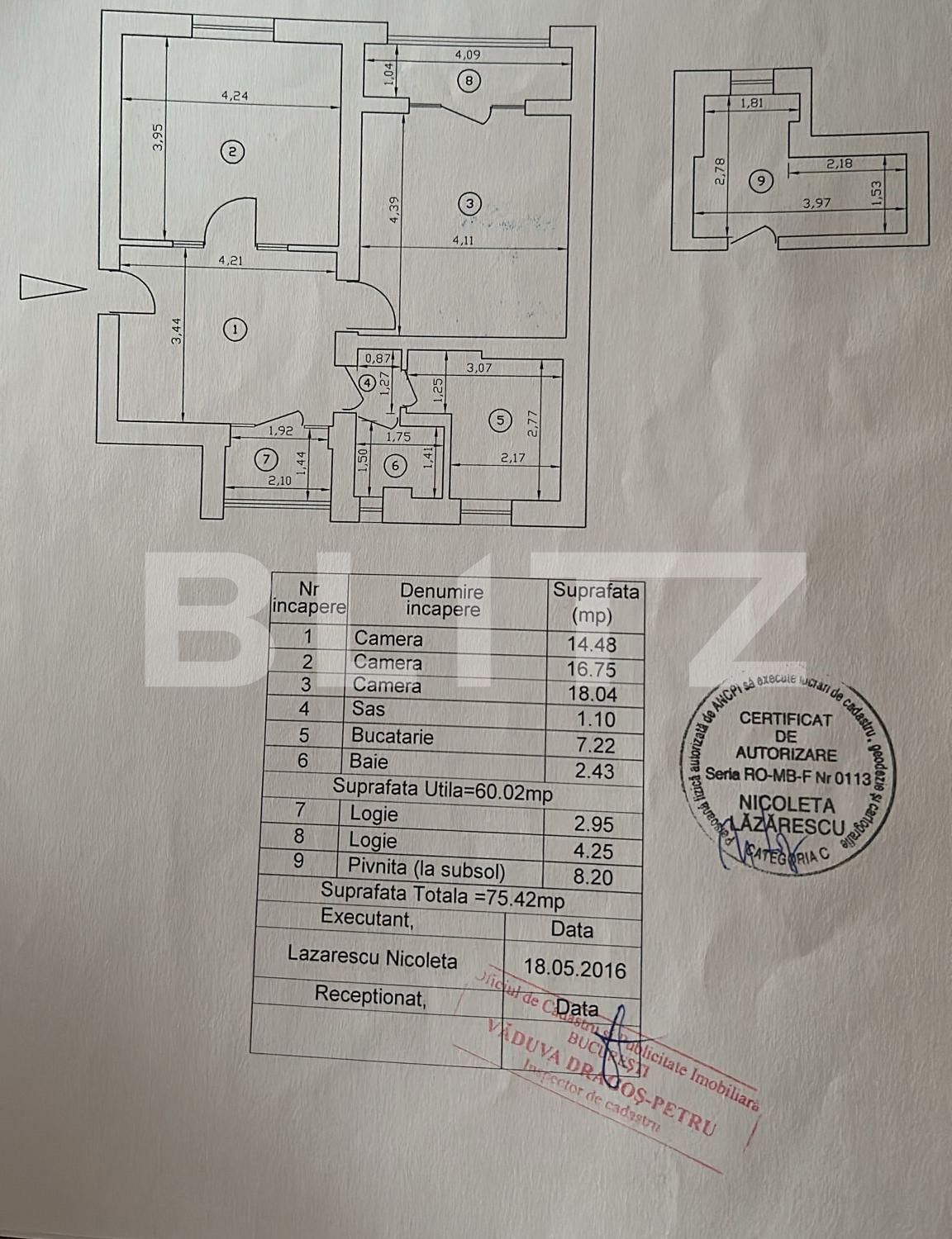 Apartament de vânzare 3 camere Parcul Carol - 132083AV | BLITZ București | Poza1