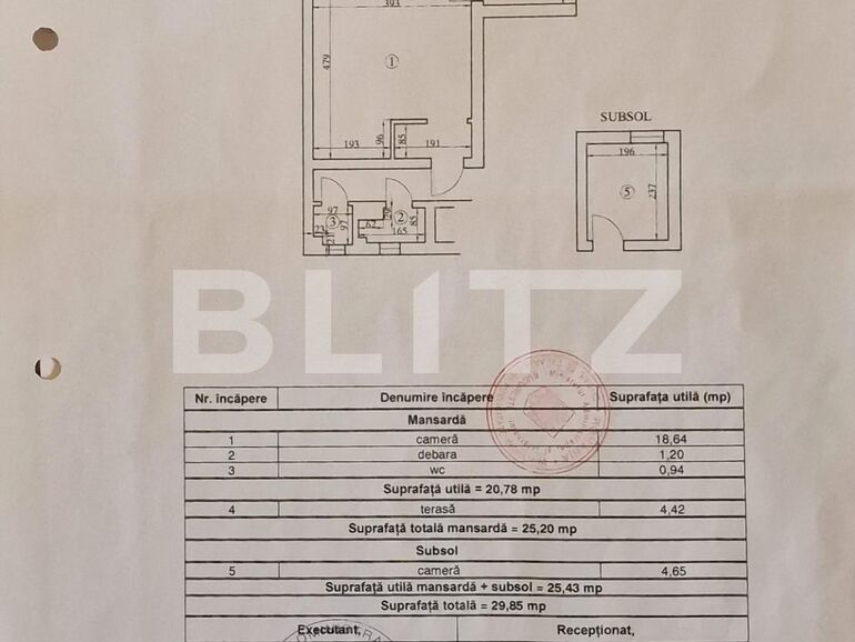 Garsonieră de vânzare Unirii - 132222AV | BLITZ București | Poza1