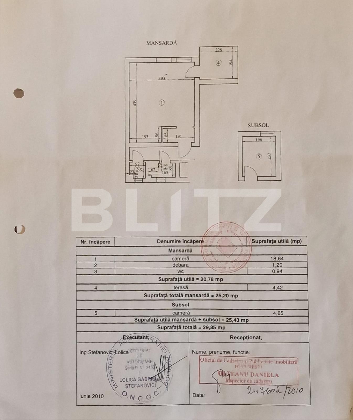 Garsonieră de vânzare Unirii - 132222AV | BLITZ București | Poza1