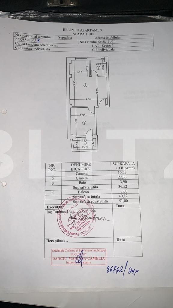 Apartament de vânzare 2 camere Bucurestii Noi - 132539AV | BLITZ București | Poza1