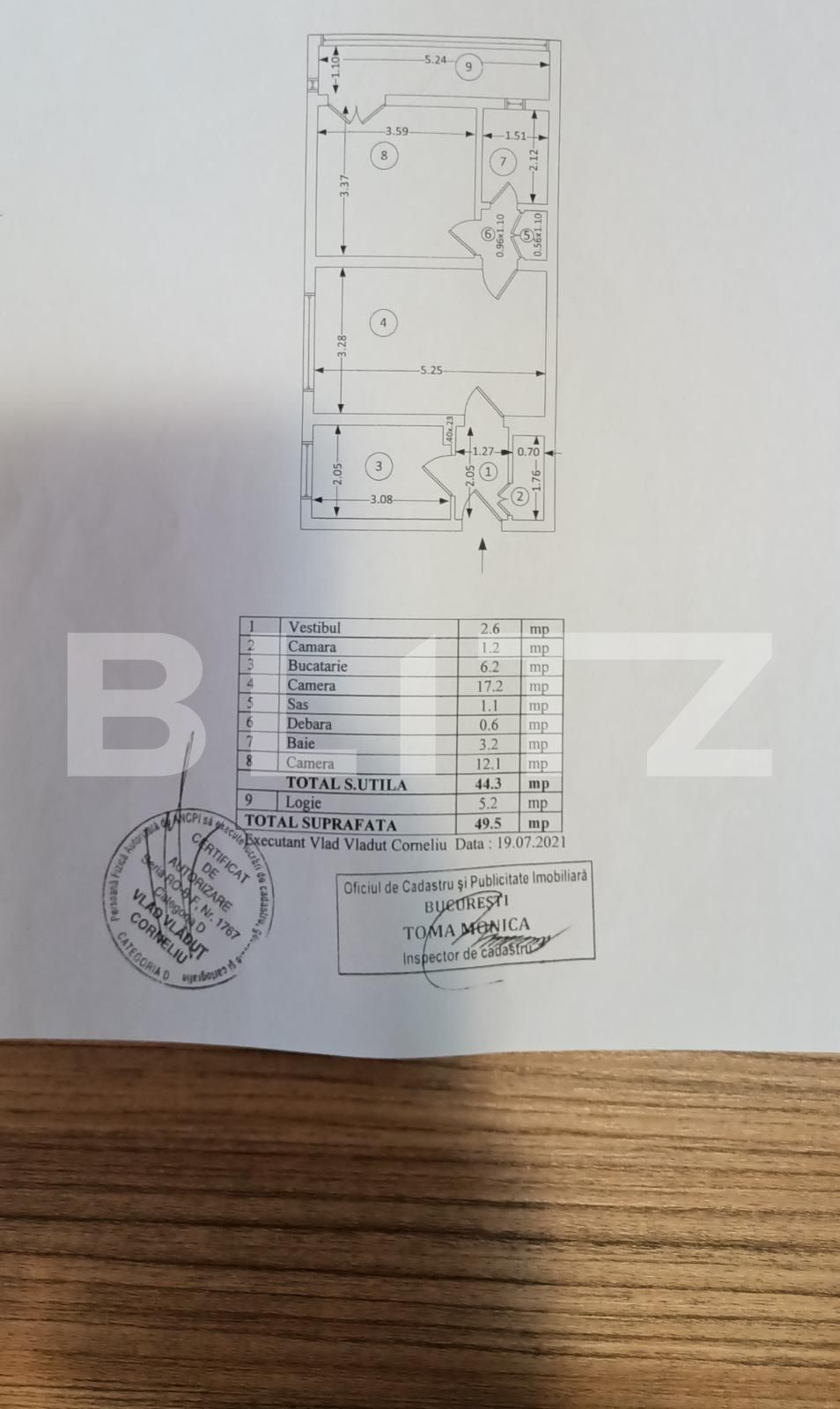 Apartament 2 camere, 50 mp, Dristor Bebe Tei