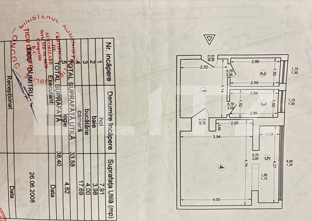 Garsonieră, 40 mp, zona Dristor