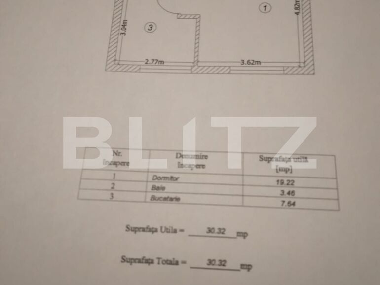 Garsonieră de vânzare Berceni - 134742AV | BLITZ București | Poza1