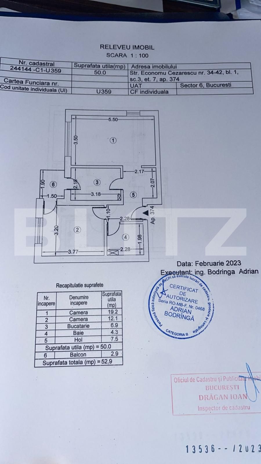 Apartament de vânzare 2 camere Crangasi - 135032AV | BLITZ București | Poza1