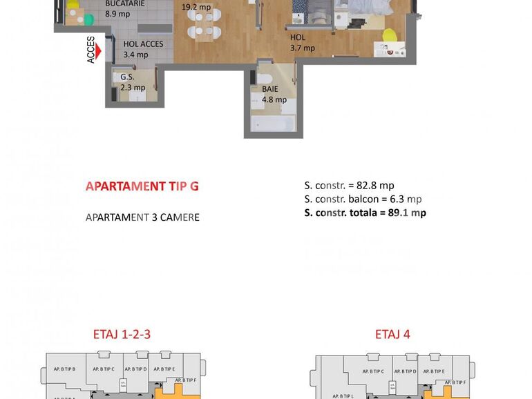 Apartament de vânzare 3 camere Pipera - 135043AV | BLITZ București | Poza1