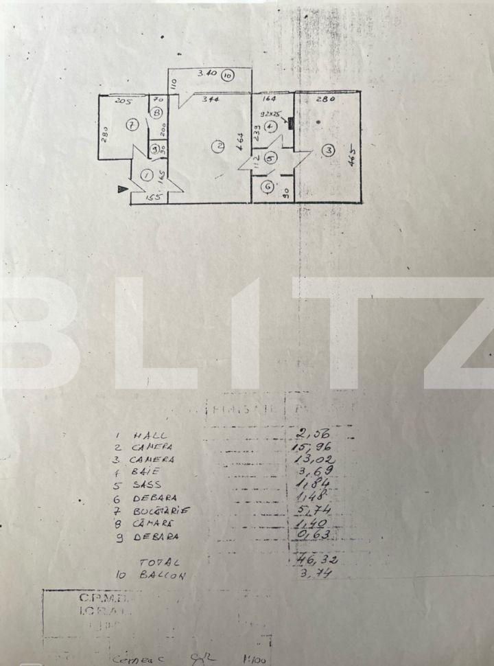 Apartament de 2 camere, Berceni, 51 mp