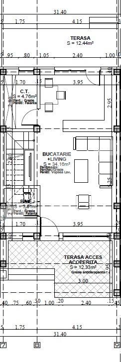 Casa premium in curs de constructie, 90mp utili, teren 169mp, oras Pantelimon