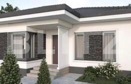 Ocazie! Casa cu 2 dormitoare Cernica, zona linistita, living generos de 30mp, 2 bai, terasa de 15mp