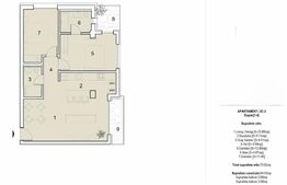 Apartament 3 camere, 94.66mp, ansamblu rezidential Dudesti