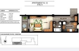 Garsoniera 42.31mp in ansamblu rezidential nou, zona Ghencea