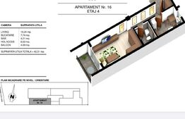 Garsoniera 42.31mp in ansamblu rezidential nou, zona Ghencea