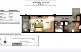 Garsoniera 42.31mp in ansamblu rezidential nou, zona Ghencea