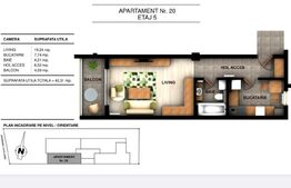 Garsoniera 42.31mp in ansamblu rezidential nou, zona Ghencea